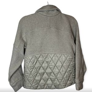 Lululemon show me the sherpa quilted zip front jacket